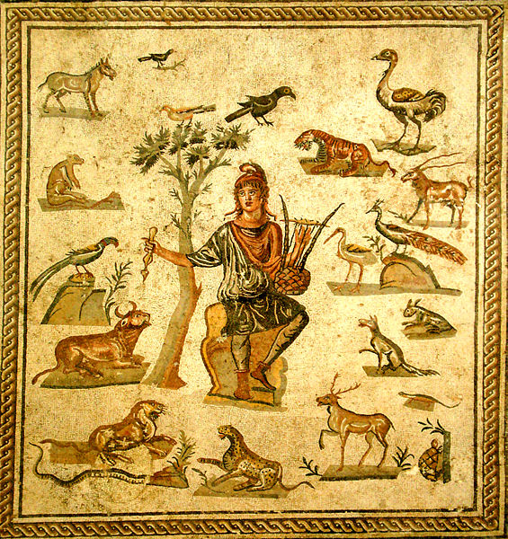 Orpheus with Lyra and animals
